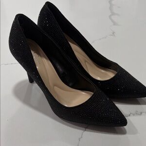 Jessica Simpson Black bling Women's Heels shoes size 8